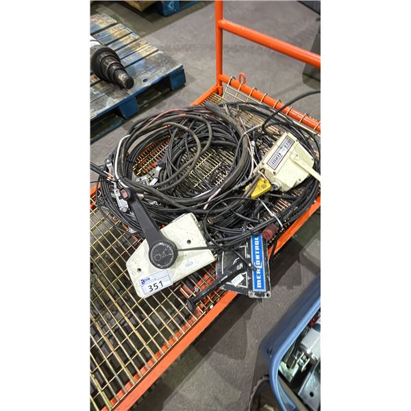 (3) ASSORTED OMC & MERCONTROL OUTBOARD MOTOR CONTROL BOXES