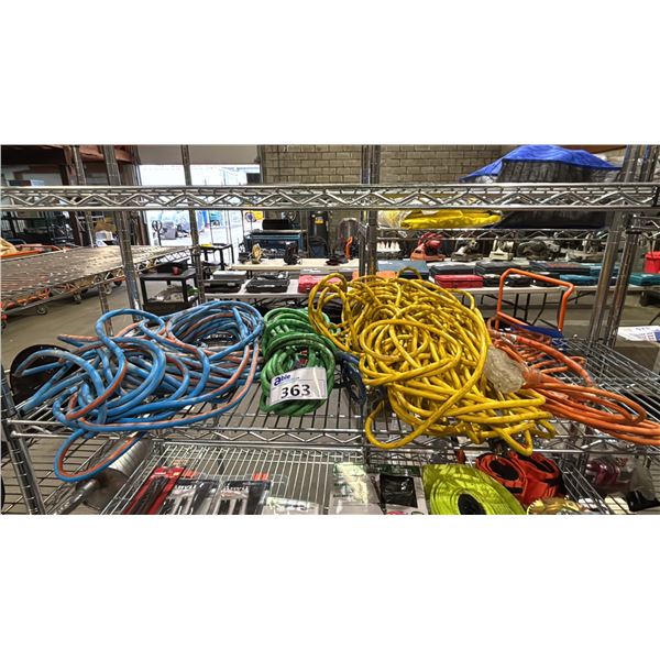 SHELF OF HEAVY DUTY EXTENSION CORDS