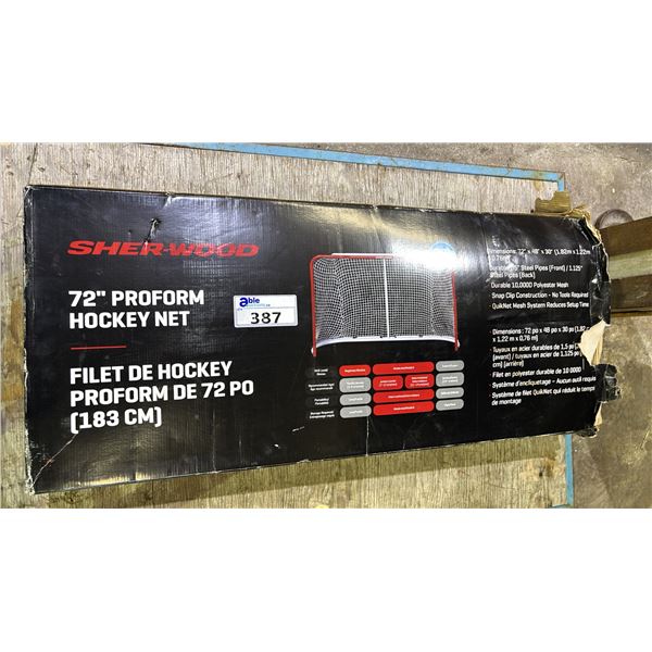 SHERWOOD 72" PROFORM HOCKEY NET