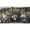 Image 1 : TRUCK WHEEL RIM & (2) CRATES OF ASSORTED HUBCAPS