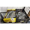 Image 2 : (2) BOXES OF ASSORTED VINTAGE CHROME AUTO PARTS