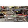 Image 1 : SHELF OF BUBBLE LEVELS, TOILET AUGER, HOSE REEL & MORE