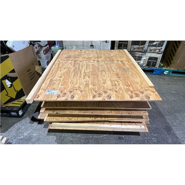 PALLET OF ASSORTED WOOD SHELVING - *MUST TAKE ALL ON PALLET*