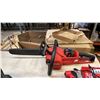Image 2 : ASSORTED CORDLESS MILWAUKEE TOOLS: CHAINSAW, OSCILLATING MULTITOOLS, IMPACT WRENCH & CHARGER