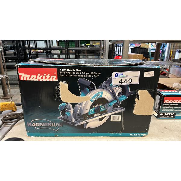 MAKITA MAGNESIUM 7-1/4" HYPOID SAW IN BOX