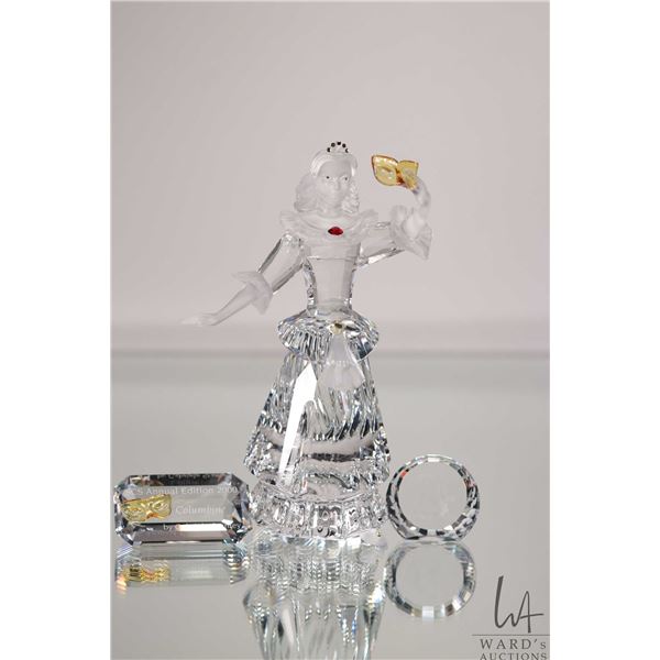 Swarovski crystal "Columbine" no. 242032, 6 1/2" in height. From the 2001 Masquerade Trilogy. Includ