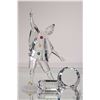Image 1 : Swarovski crystal "Pierrott" no. 23586, 8" in height. From the 2000 Masquerade Trilogy. Includes fig