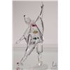 Image 3 : Swarovski crystal "Pierrott" no. 23586, 8" in height. From the 2000 Masquerade Trilogy. Includes fig