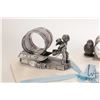 Image 2 : Three antique Victorian silver plate napkin holders including cherub pulling a sledge, Easter chick 