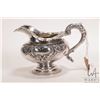 Image 2 : Scottish sterling silver Georgian cream jug made in Edinburgh, dated 1803, with gold wash interior