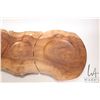 Image 2 : Brian McEvoy, artisan made decorative Myrtle wood with live edge, turned three section tray, numbere