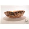 Image 3 : Brian McEvoy, artisan made decorative English beech turned wooden bowl, 16 1/2" in diameter X 5" hig