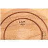 Image 4 : Brian McEvoy, artist made decorative maple wood turned bowl, initialed by artist B.N.M. and dated 19