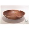 Image 1 : Brian McEvoy, artisan made decorative Black walnut turned bowl, 14" in diameter X 3 1/4" in height. 