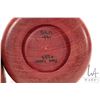Image 6 : Brian McEvoy, artisan made decorative Pink Ivory turned wooden 5 1/2" high vase. Initialed by artist