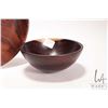 Image 2 : Brian McEvoy, artisan made decorative Goncalo Alves turned wooden bowl, 9 1/2" X 1 1/2" in height. I
