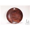 Image 9 : Brian McEvoy, artisan made decorative Goncalo Alves turned wooden bowl, 9 1/2" X 1 1/2" in height. I