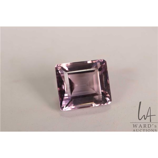 85.46 ct. octagonal shape Bi-colour Ametrine gemstone with certificate provided by consignor