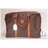 Image 1 : Vintage Celine MacAdam canvas and brown leather briefcase ( note: damaged pull tab)   Note: Buyer mu