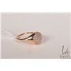 Image 1 : 18kt rose gold and diamond ring set with .37cts of round full cut white diamonds. Retail replacement