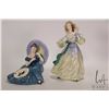 Image 1 : Two Royal Doulton figurines including "Grand Manner" HN2723 and "Pensive Moments" HN2704
