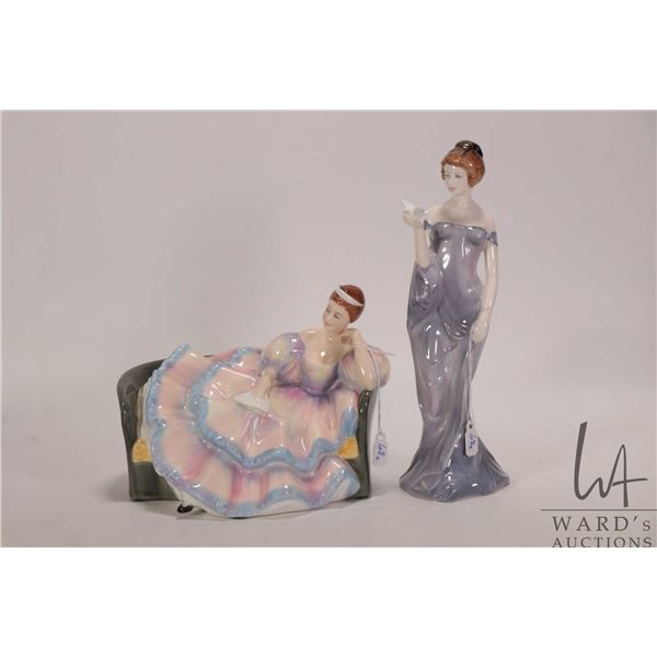 Two Royal Doulton figurines including "Pauline" HN2441 and "Harmony" HN2824