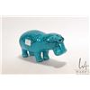 Image 1 : Metropolitan museum of modern art ceramic "William the Hippopotamus" figurine 7-1/2" in length