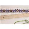 Image 4 : Indigenous beaded sash, 30" in length and a beaded bird necklace19"