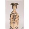 Image 5 : Carved ivory figure of a woman in decorative scrimshaw Imperial dress, 5" in height. Can not be ship