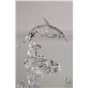Image 1 : Swarovski crystal "Dolphin" no. 190365 3 3/4" in height, from the South Seas Collection. Includes or