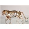 Image 1 : Swarovski amber crystal "Tiger" no. 1003148, 3 1/2" in height. Includes original box and a mirrored 