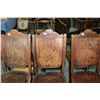 Image 2 : Three antique Thonet bent wood dining chairs with printed seats and backs