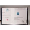 Image 2 : 13.43 ct Santa Maria pear shaped aquamarine with certificate provided by consignor