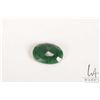 Image 1 : 12.10 ct. Columbian emerald oval cut gemstone with certificate provided by consignor