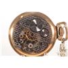 Image 4 : Elco Incabloc 17 jewel pocket watch with white double sunk dial, Arabic numerals, and second sweep. 