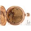Image 8 : Waltham 7 jewel pocket watch model 1890 with white enamel double sunk dial, gold filled full hunter 