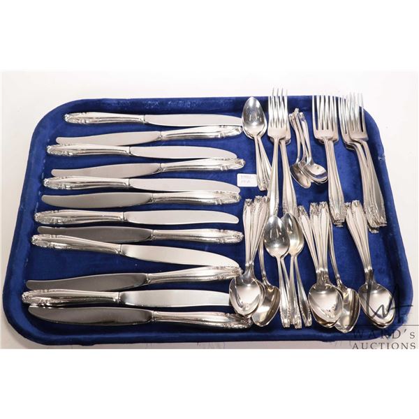 Wallace "Stradivari" sterling silver flatware including setting for twelve of dinner forks, dinner k
