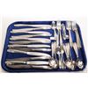Image 1 : Wallace "Stradivari" sterling silver flatware including setting for twelve of dinner forks, dinner k