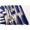 Image 2 : Wallace "Stradivari" sterling silver flatware including setting for twelve of dinner forks, dinner k