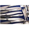 Image 3 : Wallace "Stradivari" sterling silver flatware including setting for twelve of dinner forks, dinner k