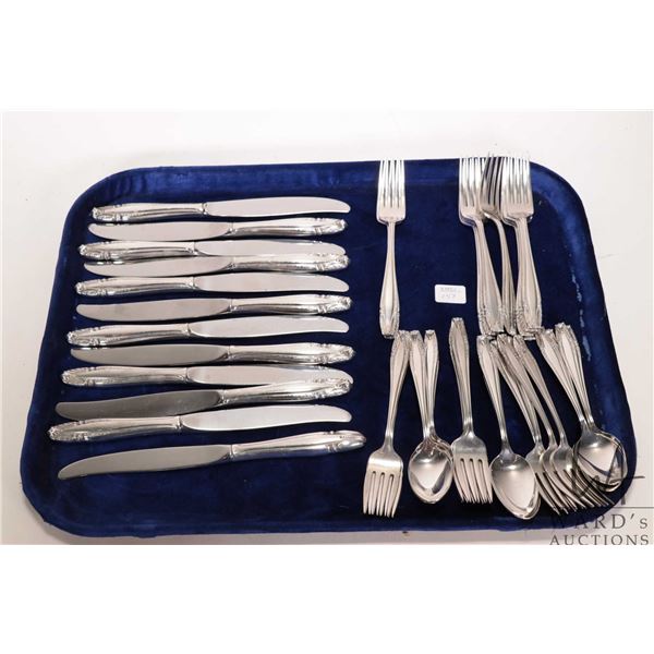 Wallace "Stradivari" sterling silver flatware including settings for twelve of luncheon knives and d