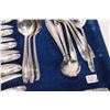 Image 2 : Wallace "Stradivari" sterling silver flatware including twelve steak knives, eleven soup spoons plus