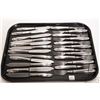 Image 1 : Wallace "Stradivari" sterling silver flatware including settings for twelve of fish knife and forks,