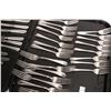 Image 3 : Birks "Saxon" sterling silver flatware including settings for eight of dinner knives, dinner forks, 