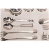 Image 2 : Selection of sterling silver including large sterling silver serving spoons, two open salts and a mu