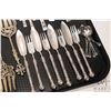 Image 2 : Selection of silver plate flatware and serving utensils including two sets of fish serving pieces, f