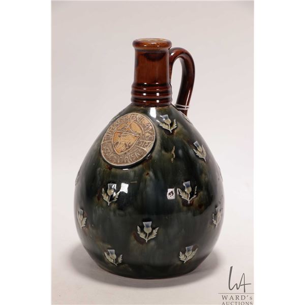 Antique "Royal Doulton Ye Old Mackinlay's Scotch Whiskey bottle, 8" in height