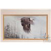 Image 2 : Two framed pictures including "Majesty on the Wing-Bald Eagle" by Robert Bateman, overall dimensions
