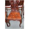 Image 4 : Pair of antique mahogany shield back hall chair with 17" seat height