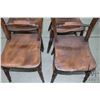 Image 2 : Set of four antique Canadiana side chairs